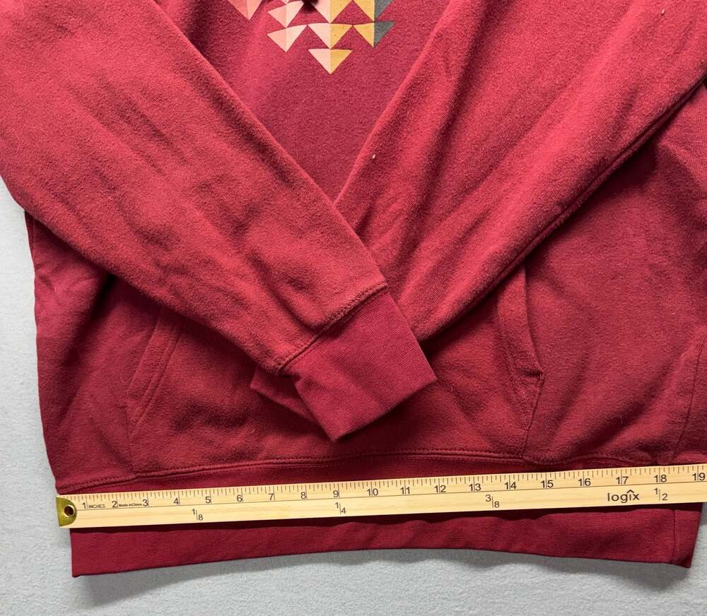 Ariat Real Beartooth Women's Hoodie Burgundy Graphic Sweatshirt - Picture 8 of 10